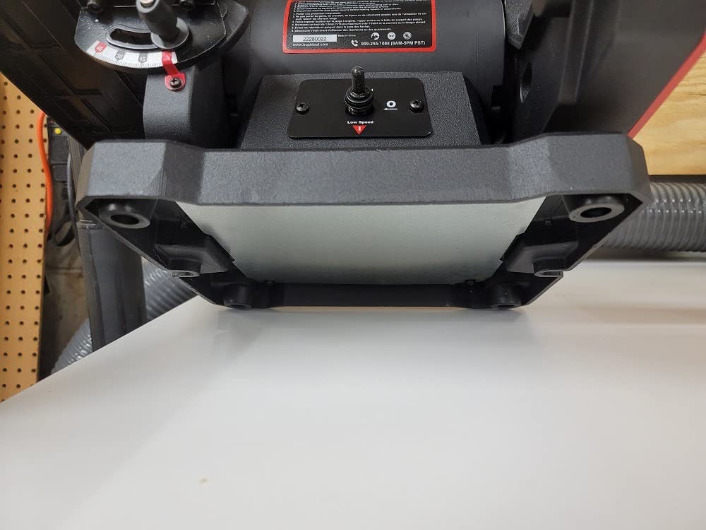 BUCKTOOL Dual Speed Belt Disc Sander for Metal, 1x42