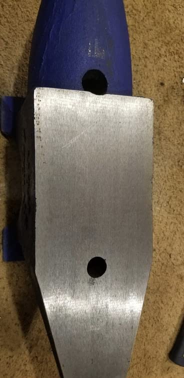 VEVOR Cast Steel Anvil, 22 Lbs Double-Horn Anvil with Large Countertop and Stable Base, High Hardness Rugged Round Horn Anvil Blacksmith, for Bending, Shaping customer photo 2