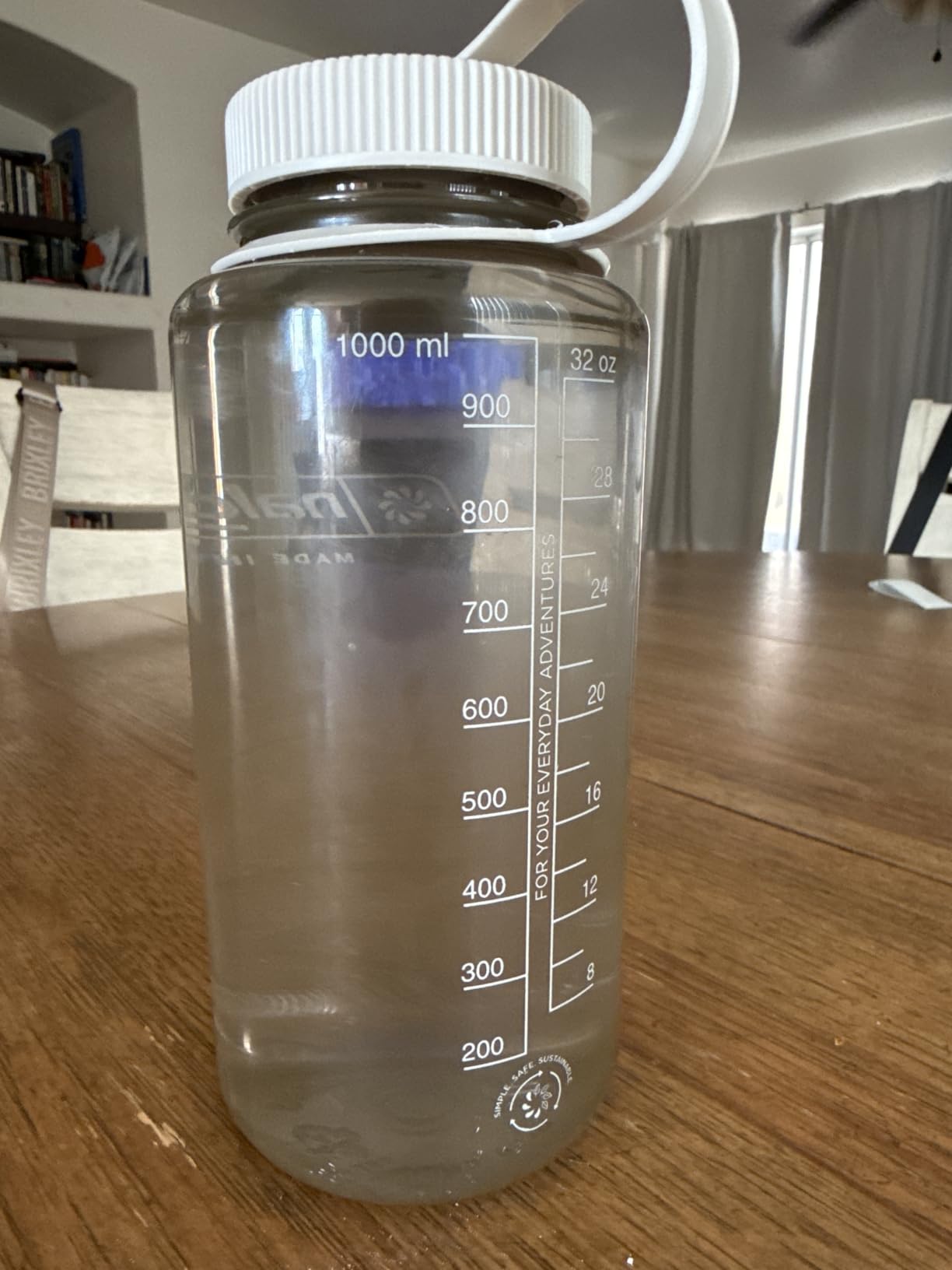 Nalgene 32 oz Wide Mouth Water Bottle | BPA-Free, Durable & Leak Proof, Lightweight Bottle for Hiking & Gym, Work & Travel customer photo 1