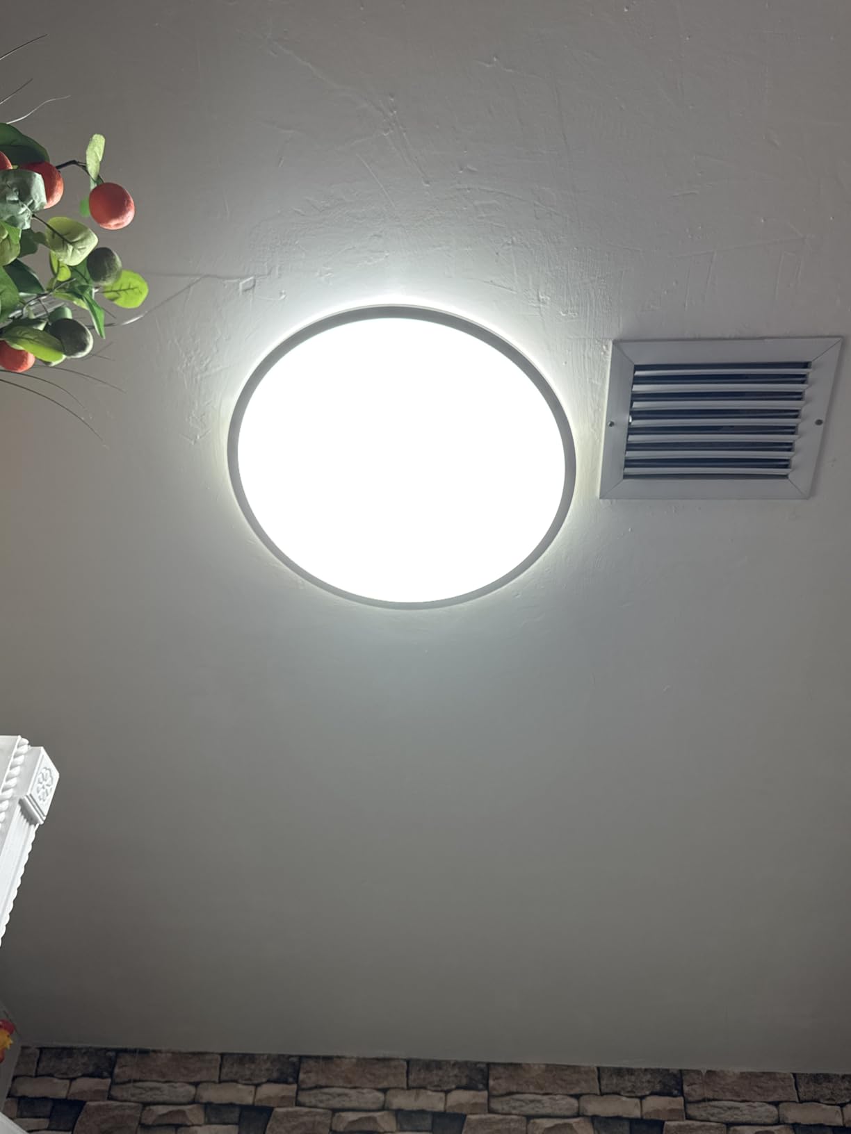 zemty 6Pack 12-Inch LED Flush Mount Ceiling Lights, 24W 3200Lumens 5 CCT Adjustable (3000K-6500K), Round Bright Light Fixture for Bedroom Kitchen Bathroom Hallway Closet(White) customer photo 1