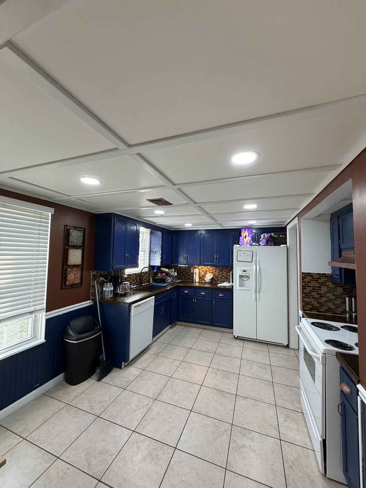 Art3d 12-Pack Smooth Drop Ceiling Tiles, No Sag and Breakage, White | 2 x 2 ft customer photo 1