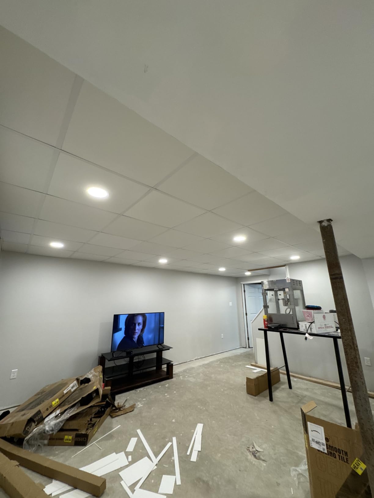 Art3d 10-Pack Smooth Drop Ceiling Tiles, No Sag and Breakage, White | 2 x 4 ft customer photo 1