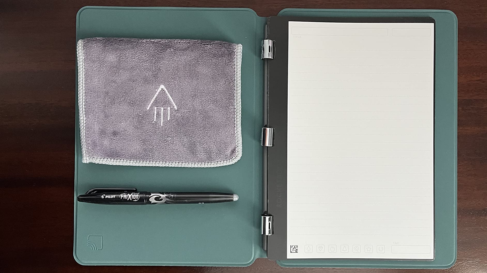 Rocketbook Pro Smart Reusable Notebook, Letter 8.5x11, Blue | Lined and Dotted Interchangeable Pages, For Work and Business Meetings customer photo 2