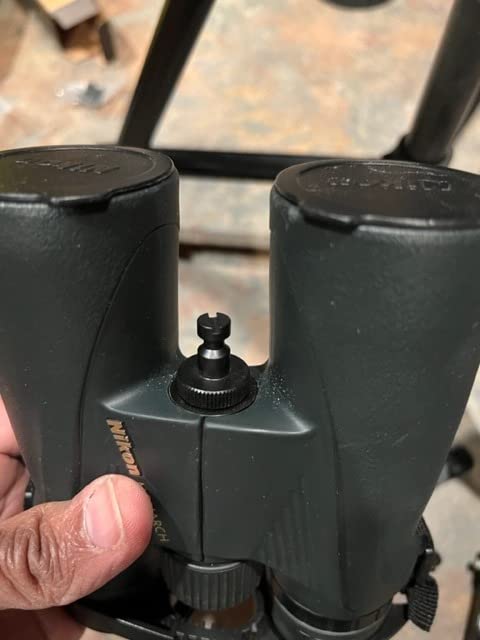 Binocular Tripod Adapter Quick Release with 38mm Mounting Base 1/4-20 Inch Thread Removable Accessories for 8x42 10x50 12x60 15x56 15x60 15x70 20x60 25x70 25x70 Roof and Porro Binoculars customer photo 2