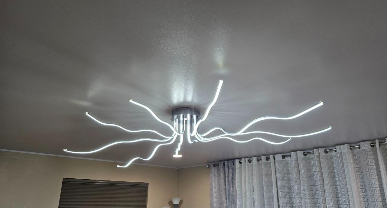 Modern Led Ceiling Light Fixture, 55.11
