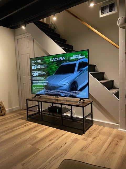 VECELO Industrial TV Stand for Televisions up to 70 Inch, 62