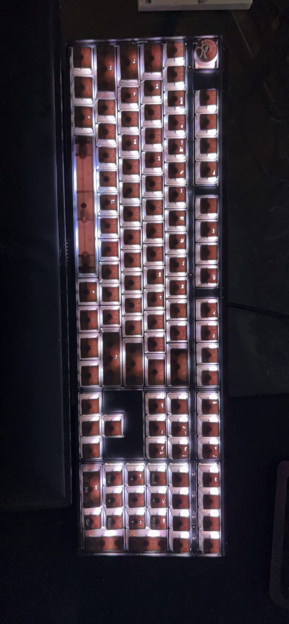 Ducky One 3 Aura Black 100% Mechanical Gaming Keyboard, Cherry Red, RGB customer photo 2