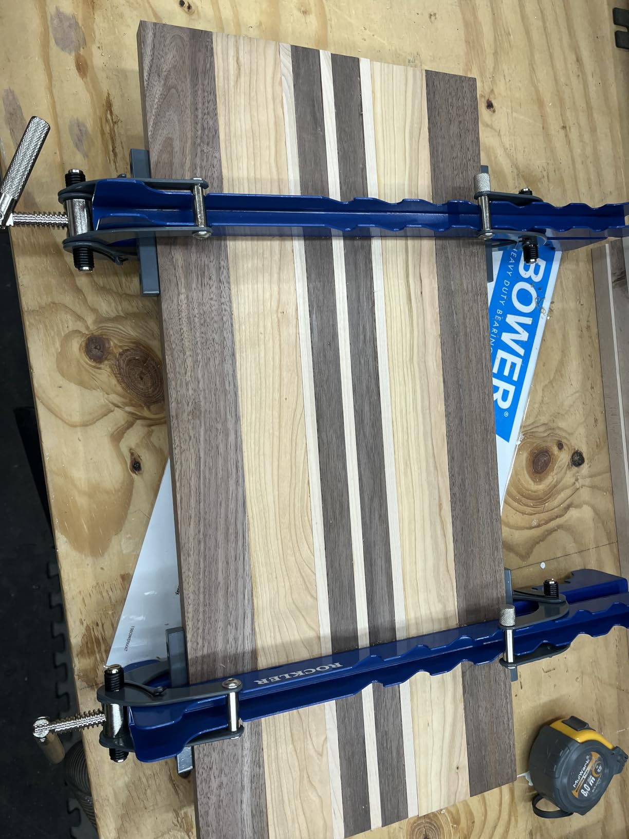 Rockler Mini Deluxe Panel Clamps (2-Pack) Four-Way Pressure Clamp Set | Panel Clamps - Flat Panel Glue-Ups - Mini Panel Clamps - Four-Way Pressure customer photo 1