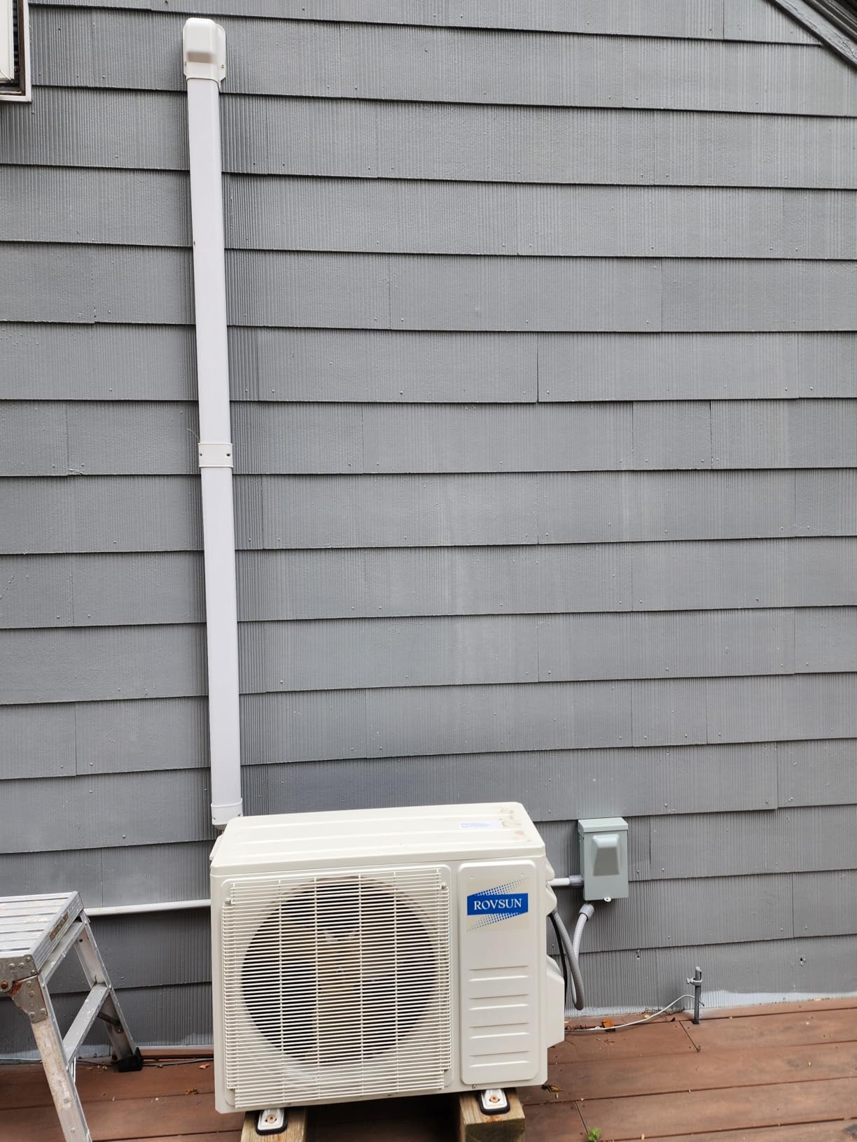 18000 BTU Wifi Enabled Mini Split Air Conditioner & Heater with Inverter, 20 SEER2 Energy Saving 230V Ductless Split AC Unit with Pre-Charged Condenser, Heat Pump & Installation Kit customer photo 1