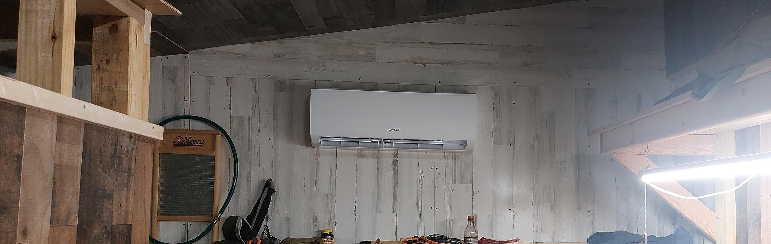 12000 BTU Wifi Enabled Mini Split Air Conditioner & Heater with Inverter, 20 SEER2 Energy Saving 115V Ductless Split AC Unit with Pre-Charged Condenser, Heat Pump & Installation Kit customer photo 1