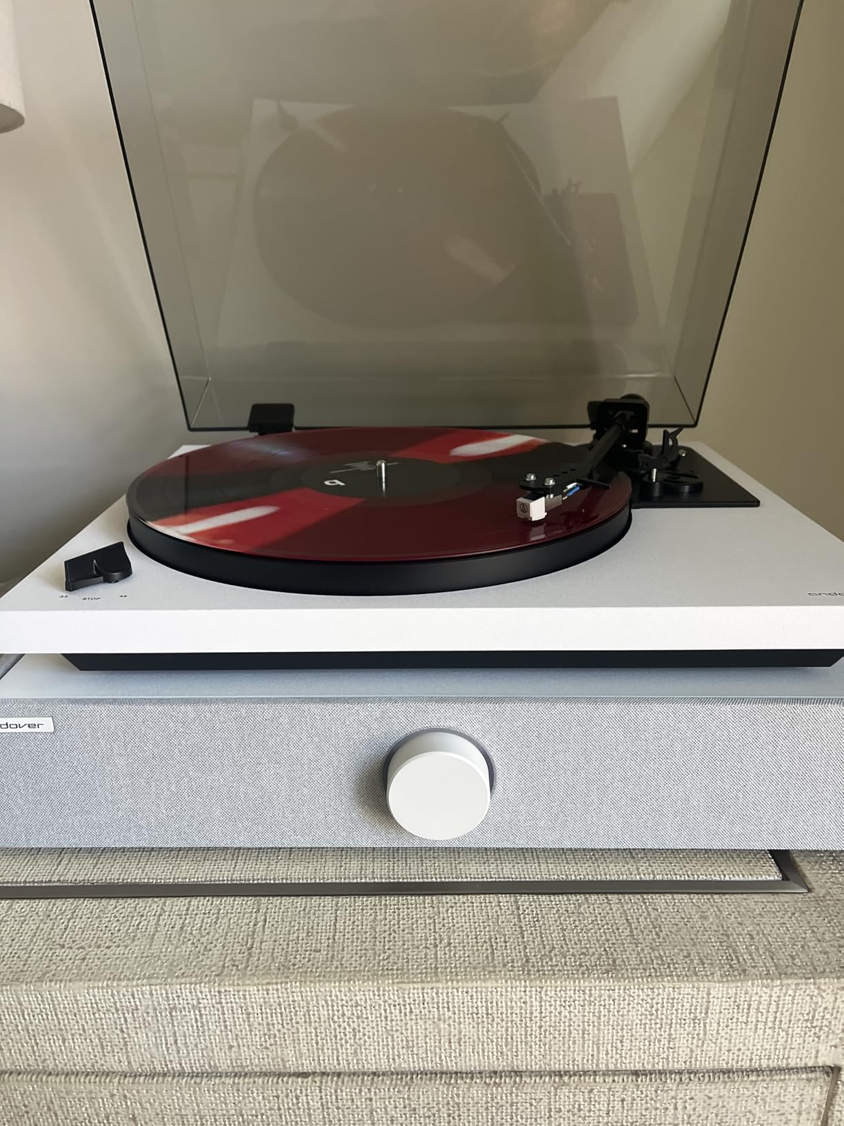 SpinDeck 2 Turntable for Vinyl Record Playback - Black | Semi-Automatic, Beginner-Friendly with Rubber Isolation Feet, Tonearm & Cartridge Included, SpinBase & SpinBase 2 Compatible customer photo 1