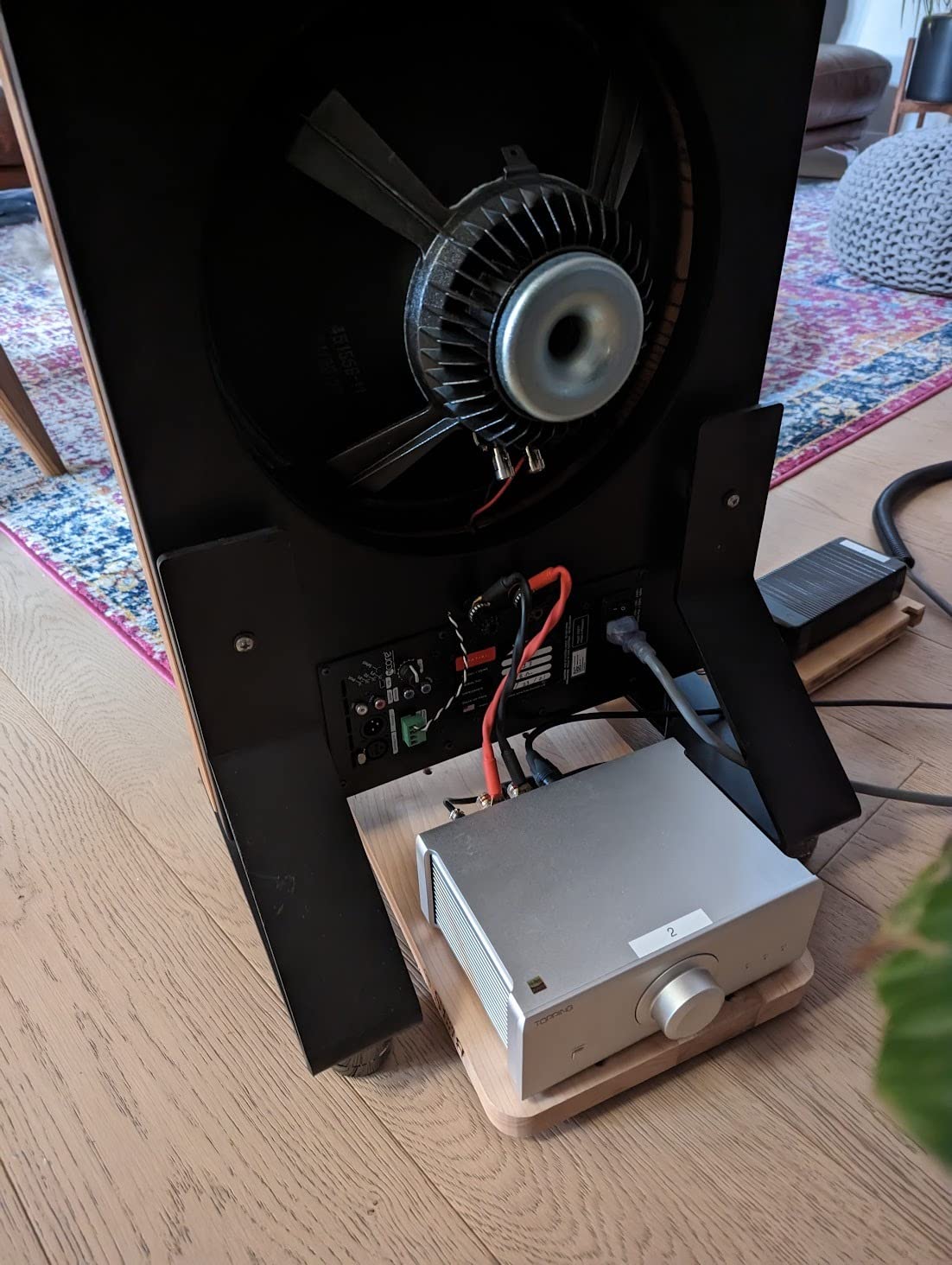 Topping LA90 Discrete NFCA Power Amplifier 120Wx2 High Power AMP, 3 x XLR/TRS Inputs, Selectable Stereo/Mono Mode, VOL/Bypass Mode, Used with D90SE A90 Discrete Pre90 (Silver) customer photo 2