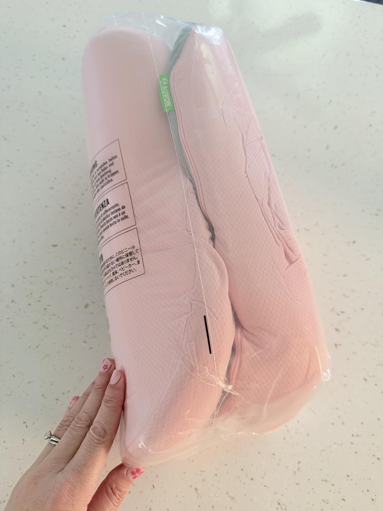 AUVON Innovative Donut Pillow Hemorrhoids Scientific Center Hole and Tailbone Cutout, Orthopedic Pain Relief Donut Seat Cushion for Coccyx, Sciatica, Postpartum Pregnancy, After Surgery Sitting Relief customer photo 2