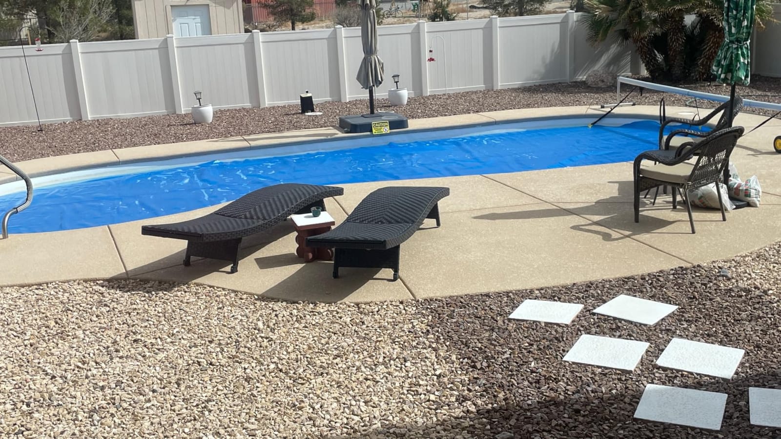 BigXwell Heavy-Duty Solar Pool Cover 16x32ft - 16Mil Blue | Rectangle for Large Inground Pools, Heat-Retaining, Cuts Evaporation 95%, Blocks Leaves & Debris, Easy to Trim to Fit customer photo 2