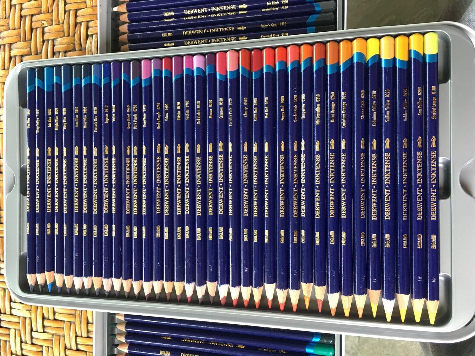 Derwent Inktense Pencils Art Set, 100 Permanent Watercolor Pencils Set in Tin, Premium Colored Pencils for Adults, Water-Soluble Indelible Pencil Collection, 4mm Core, Professional Quality customer photo 2
