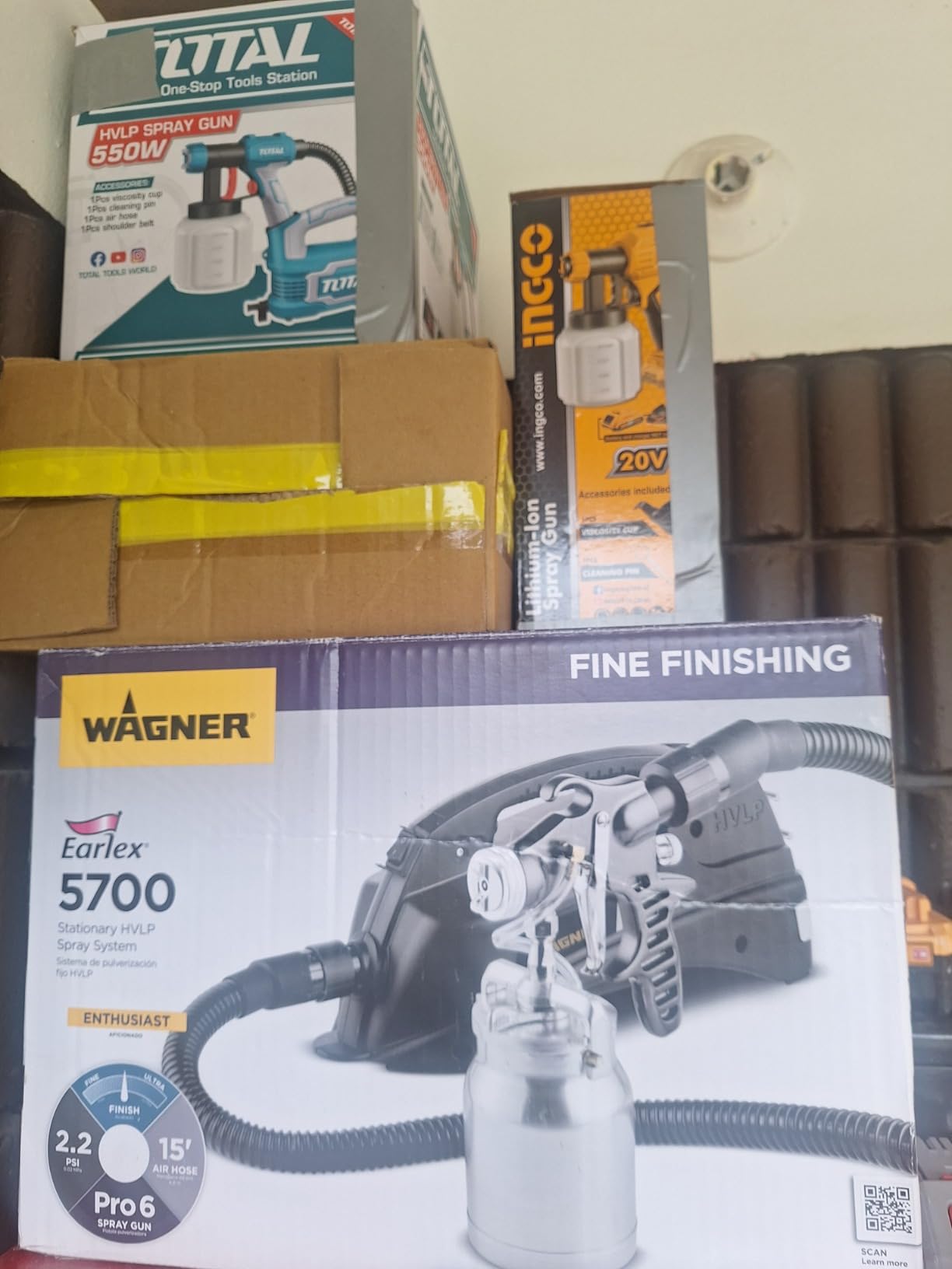 Earlex 5700 Stationary HVLP Finishing Sprayer for Woodworking Projects | Stationary HVLP system supports fine finishing with oil- and water-based materials for woodworking. customer photo 1