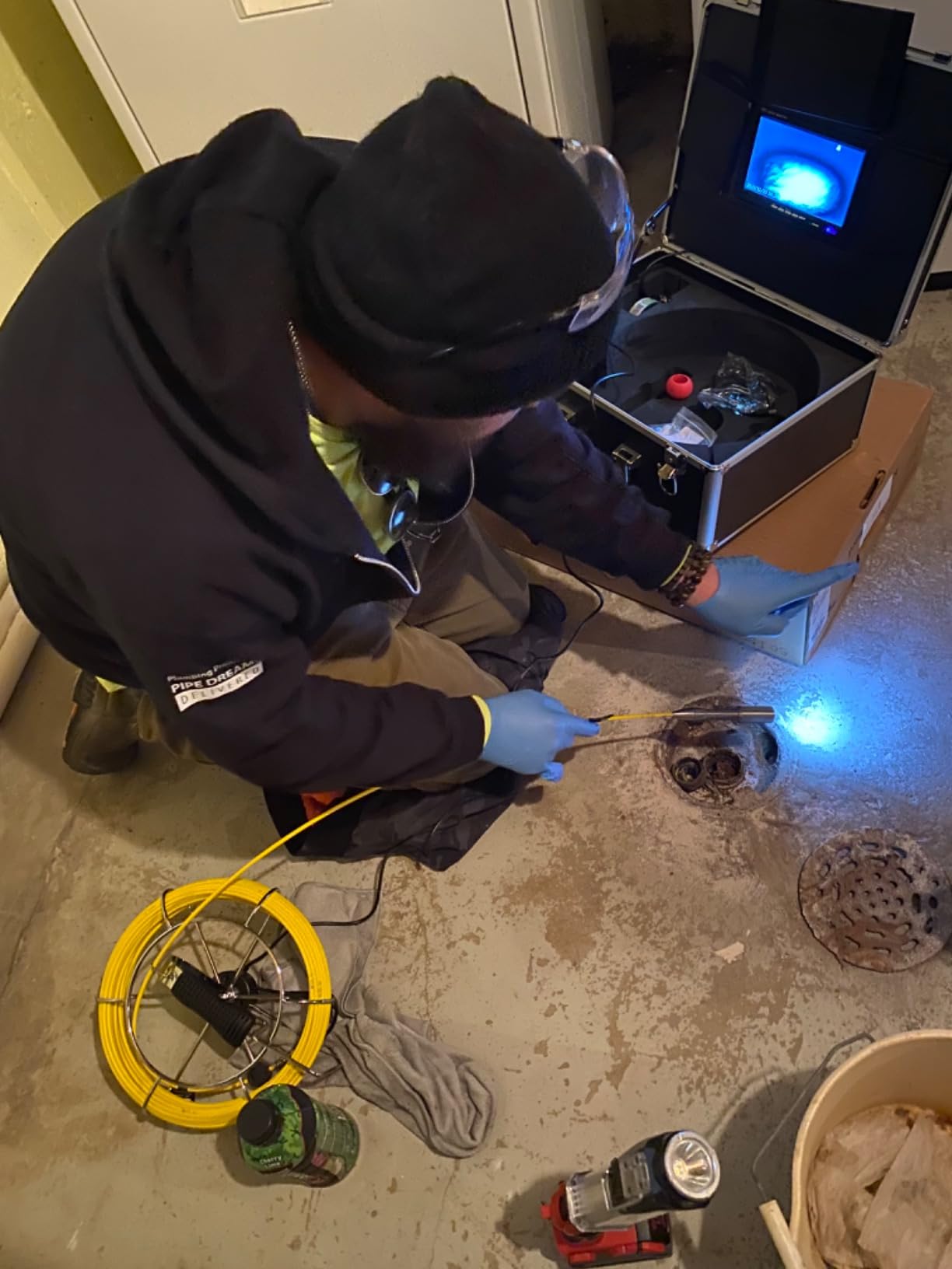 Anysun Sewer Inspection Camera - 100ft with 7