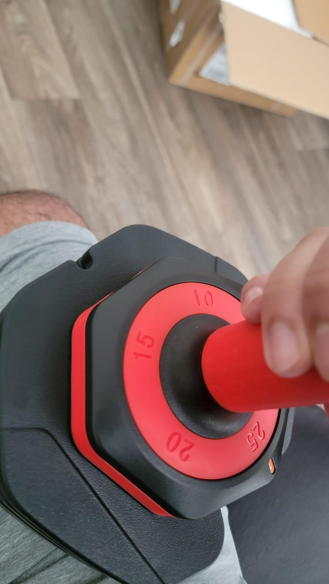 Rendpas Adjustable Dumbbell Set for Home Gym Strength Training customer photo 1
