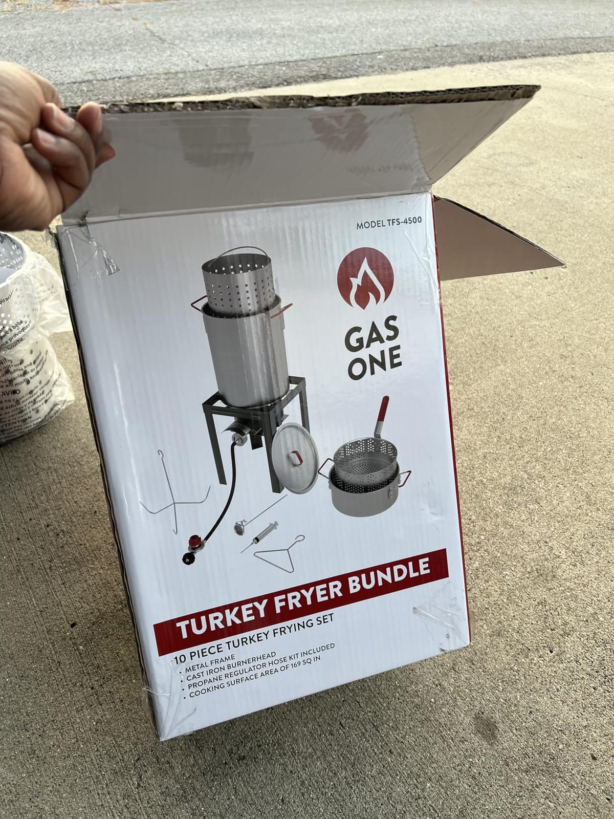 GasOne 30QT Turkey Fryer and 10QT Fish Fryer Set, Seafood Boil Steamer, Crawfish Boiler, Outdoor Cooker for Crab, Shrimp, Lobster customer photo 1