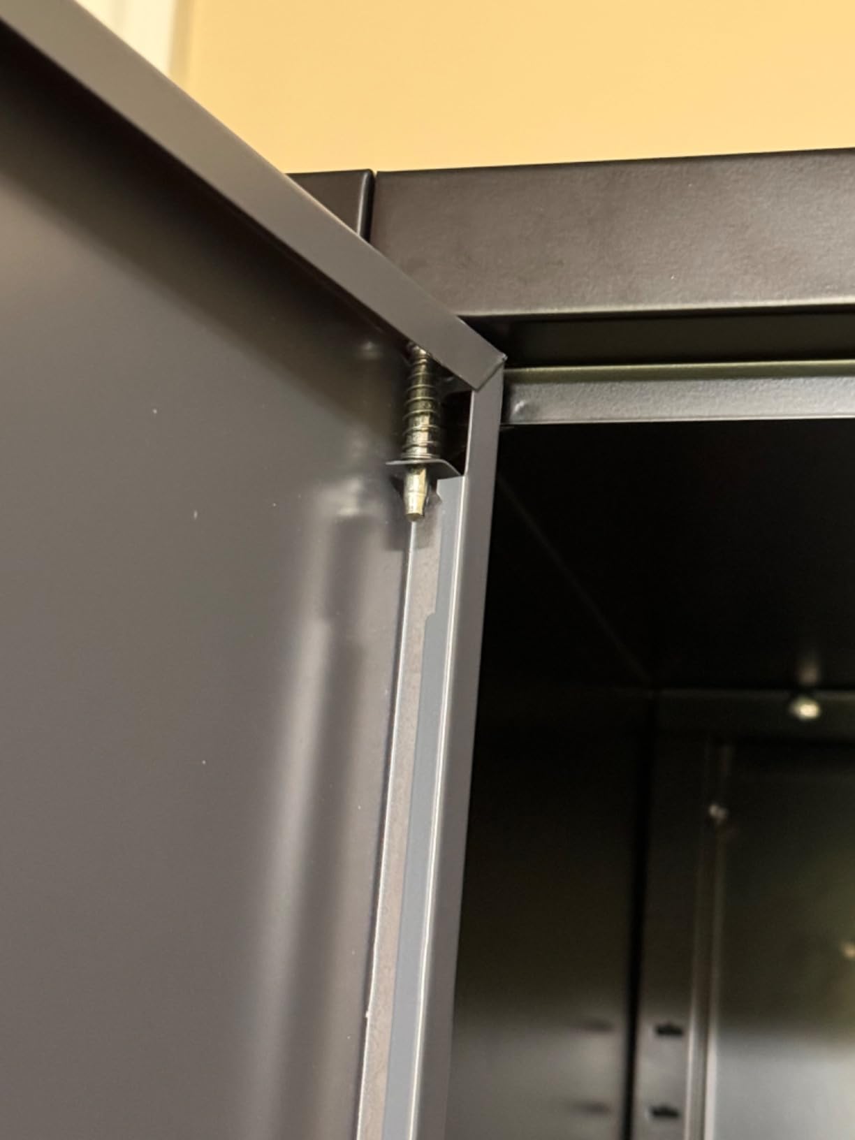Wide & Deep Metal Storage Cabinet with 2 Doors and 5 Adjustable Shelves, 72x36x18 Garage Storage Cabinet, Tall Black Locking Metal Cabinets with Lock, Steel Locked Cabinets for Home,Office,Garage customer photo 2