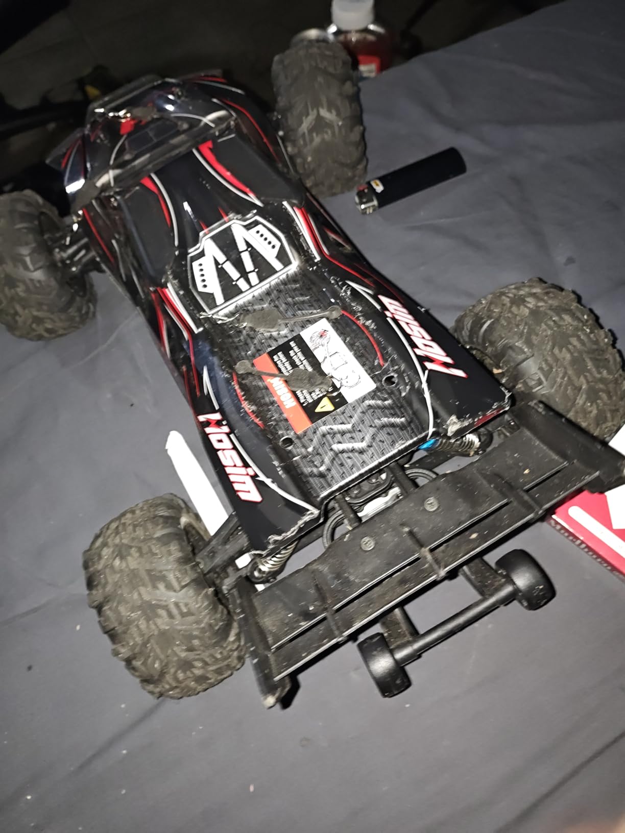 Hosim RC Truck 1:10 Scale 48+ KMH Remote Control Car for Adults, 4X4 All Terrains Off-Road RC Car, Waterproof Electric RC Cars for Boys Age 8-12 Toy Gift, 40+ Min Play with 2 Batteries Monster Trucks customer photo 1