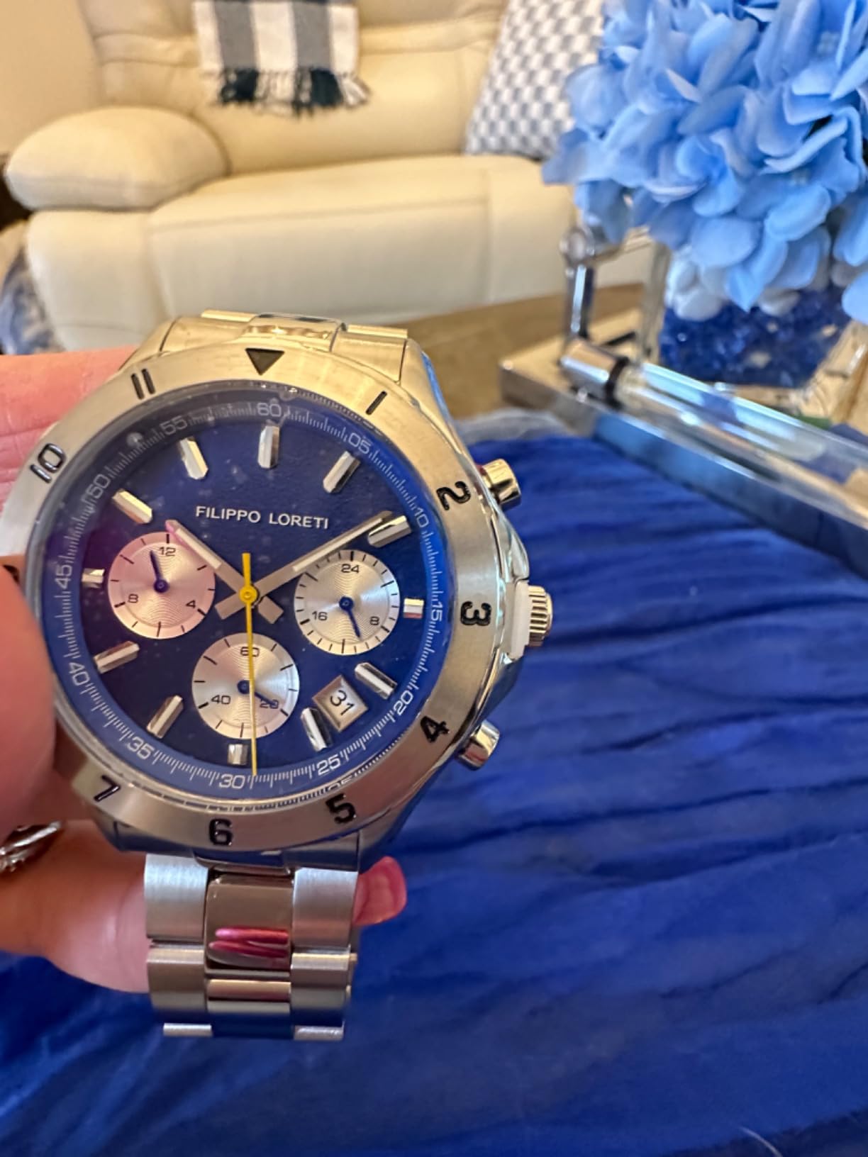 Filippo Loreti Pista Collection - Sports Watches for Men, Multifunction customer photo 2