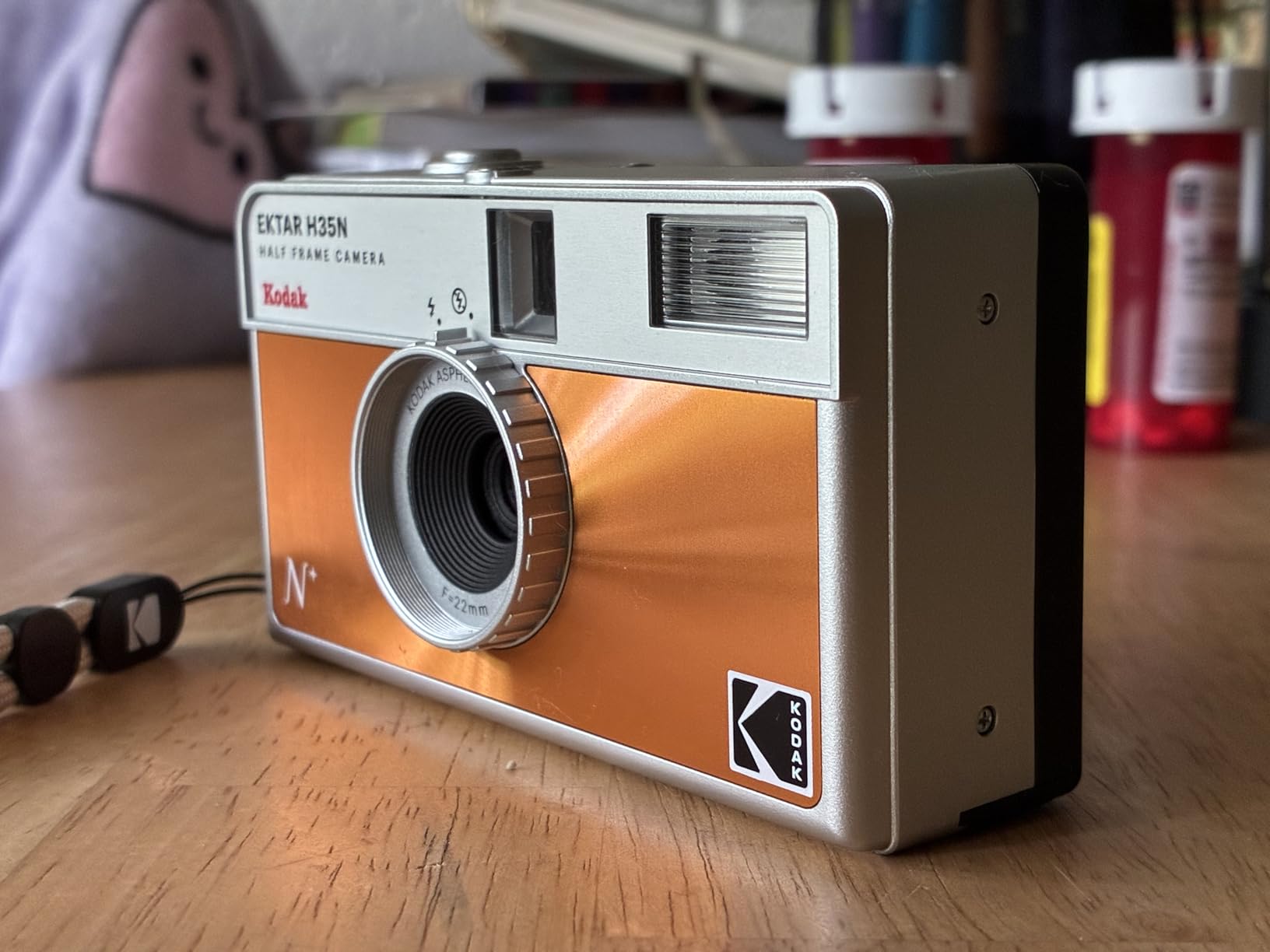 Kodak EKTAR H35N Half Frame Film Camera, 35mm, Reusable, Focus-Free, Bulb Function, Built-in Star Filter, Coated Improved Lens (Glazed Blue) customer photo 1