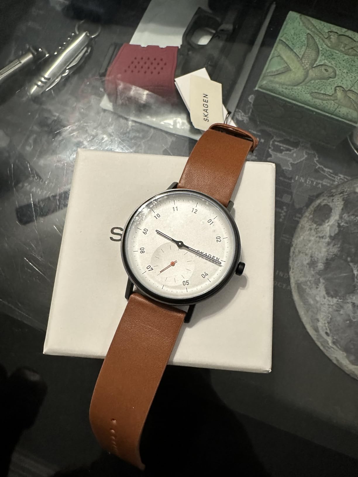 Skagen Kuppel or Riis Minimalist Men's Watch with Stainless Steel Mesh or Leather Band customer photo 1