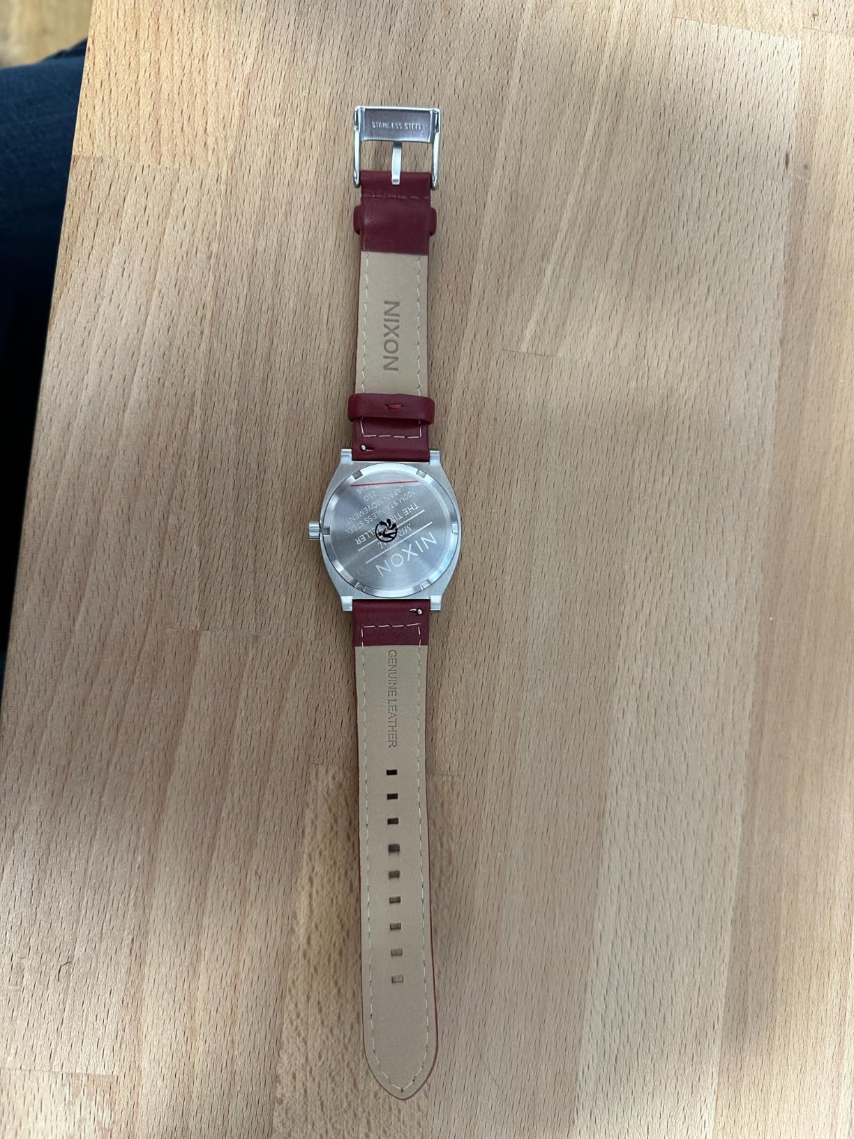 NIXON Time Teller A1373-100m Water Resistant Men's Analog Fashion Watch | (37mm Watch Face, 20mm-18mm Leather Band) customer photo 1