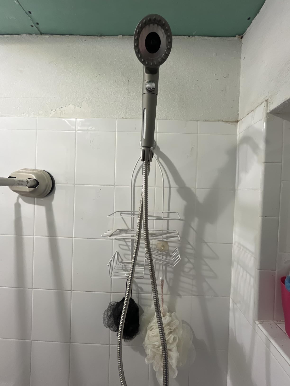 PWERAN Filtered Shower Head with Handheld, High Pressure Water Flow and Multiple Spray Modes Shower Head with Filter, Power Wash for Hard Water, Showerhead with ON/OFF Switch for Pets Bath customer photo 2