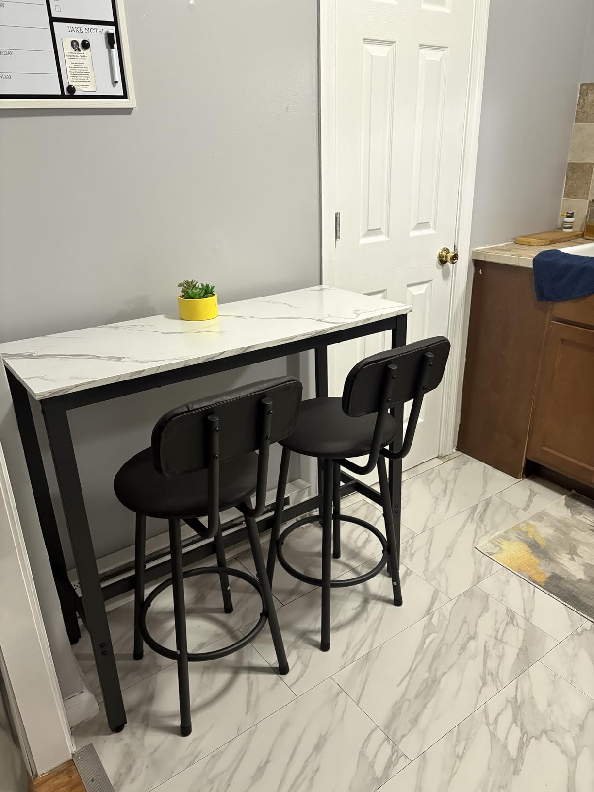 AWQM 3 Piece Bar Table Set of 2,39.3