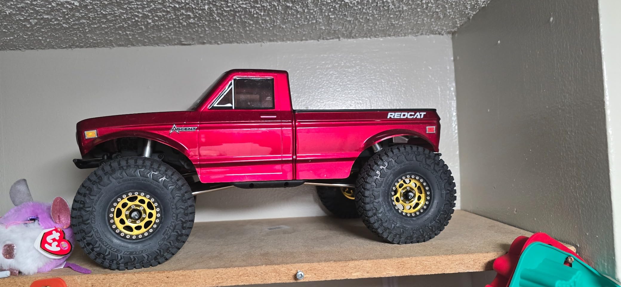 Ascent 1/10 Scale LCG Performance RTR RC Rock Crawler Truck - Brushed 42T Motor, Portal Axles, 4WD, Aluminum Shocks, RTX-4C Radio - RC Truck - Blue customer photo 1