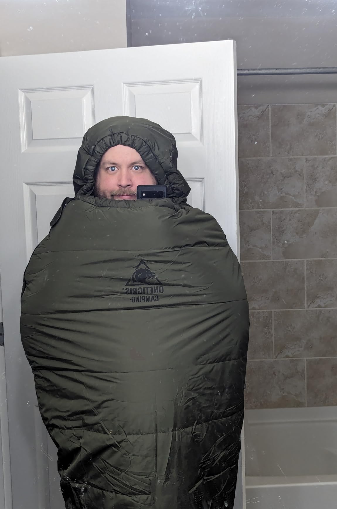OneTigris Bushcrafter's Sleeping Bags, Mummy Sleeping Bag for Camping Hiking Backpacking, Survival Gear customer photo 2