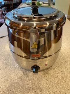 Valgus 10.5QT Electric Commercial Soup Kettle Food Warmer | Stainless Steel Hinged Lid, Detachable Pot, Temperature Control Knob for Big Family Buffet Gathering and Restaurant customer photo 1