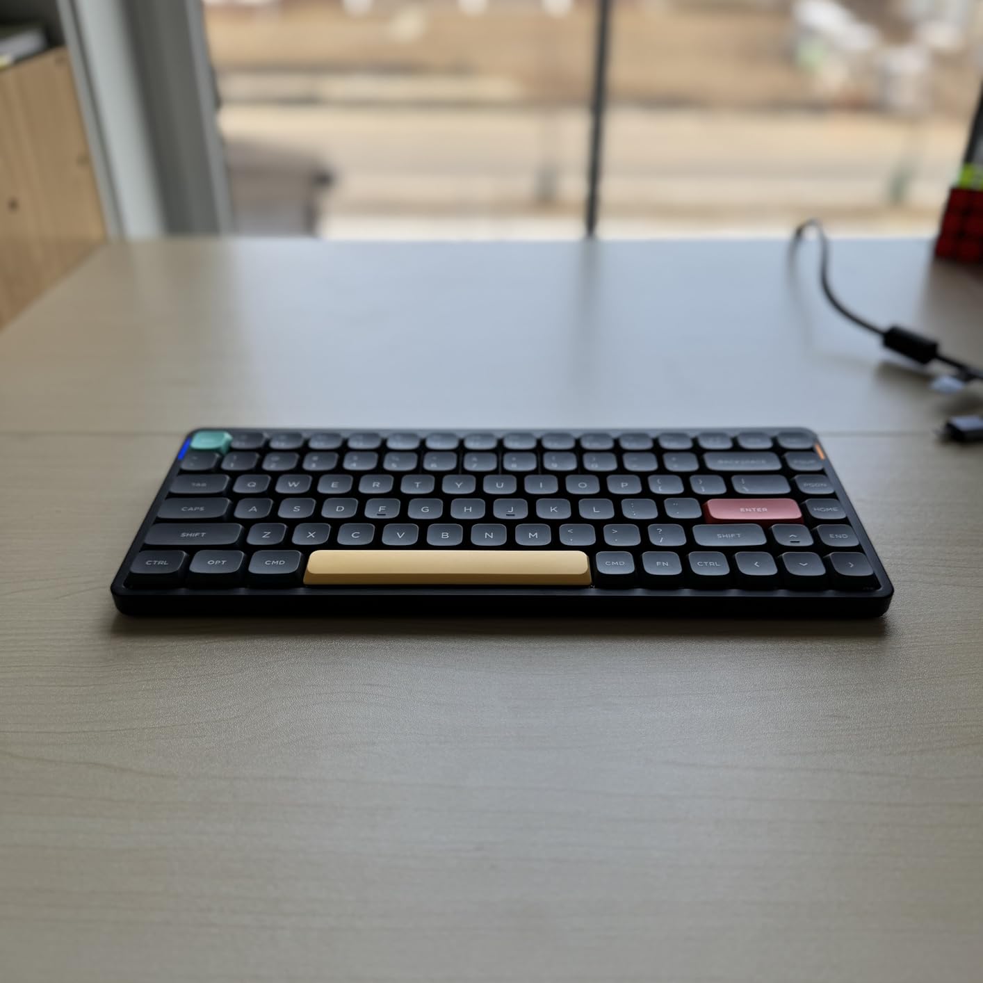 Air75 V2 Portable 75% Mechanical Keyboard, Wireless Keyboard, Supports Bluetooth/2.4G/USB-C RGB Gaming Keyboards, Compatible with Windows/Mac OS/Linux Systems Grey-Gateron Wisteria Switch customer photo 2
