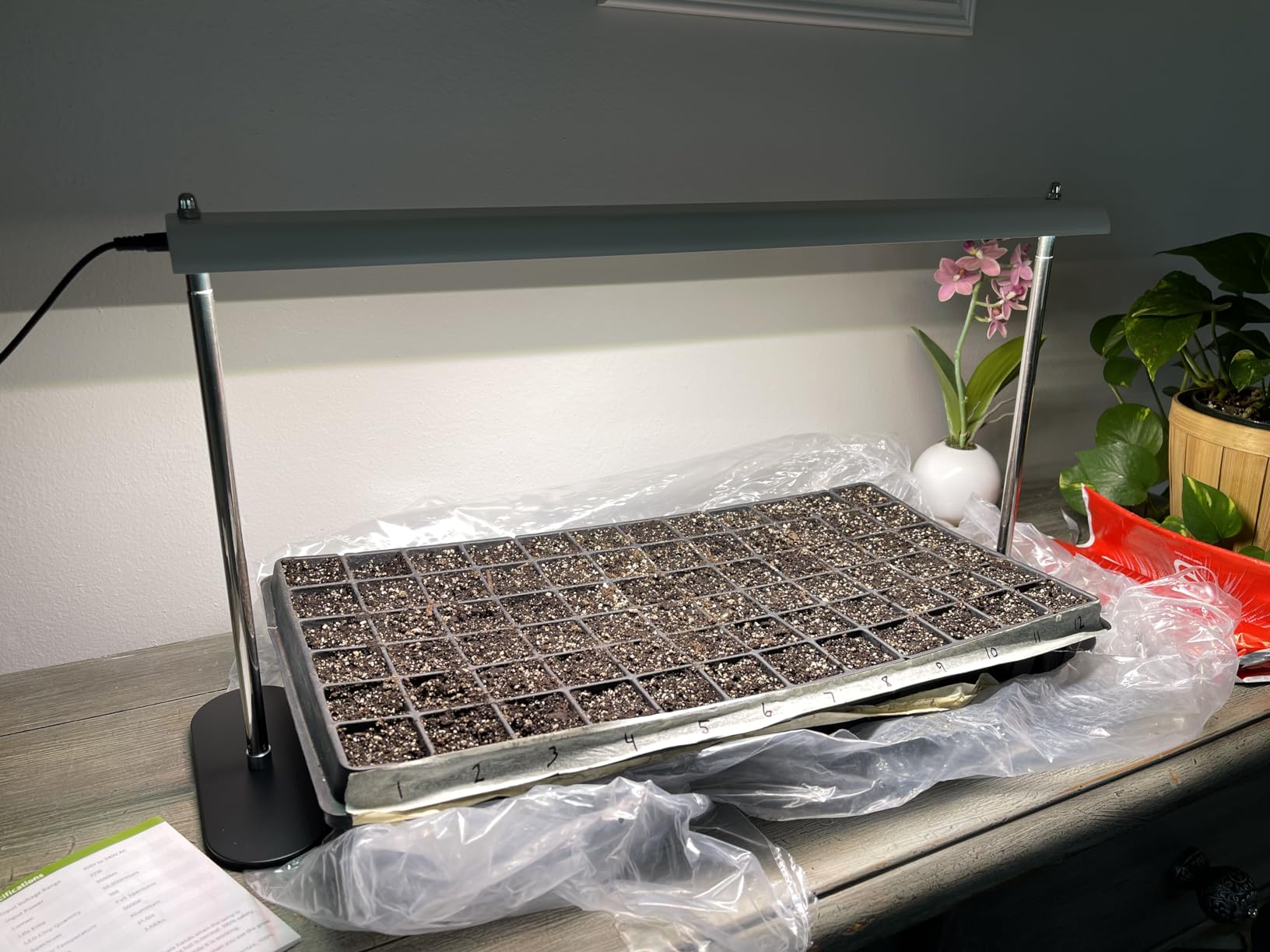 FOXGARDEN Grow Light Stand, Advanced LED Plant Growth Lighting with 4/8/12H Timer, 6 Dimming Options, and Adjustable Height - Optimal for Indoor Plants in Seedlings, Vegetative, and Flowering Phases customer photo 1
