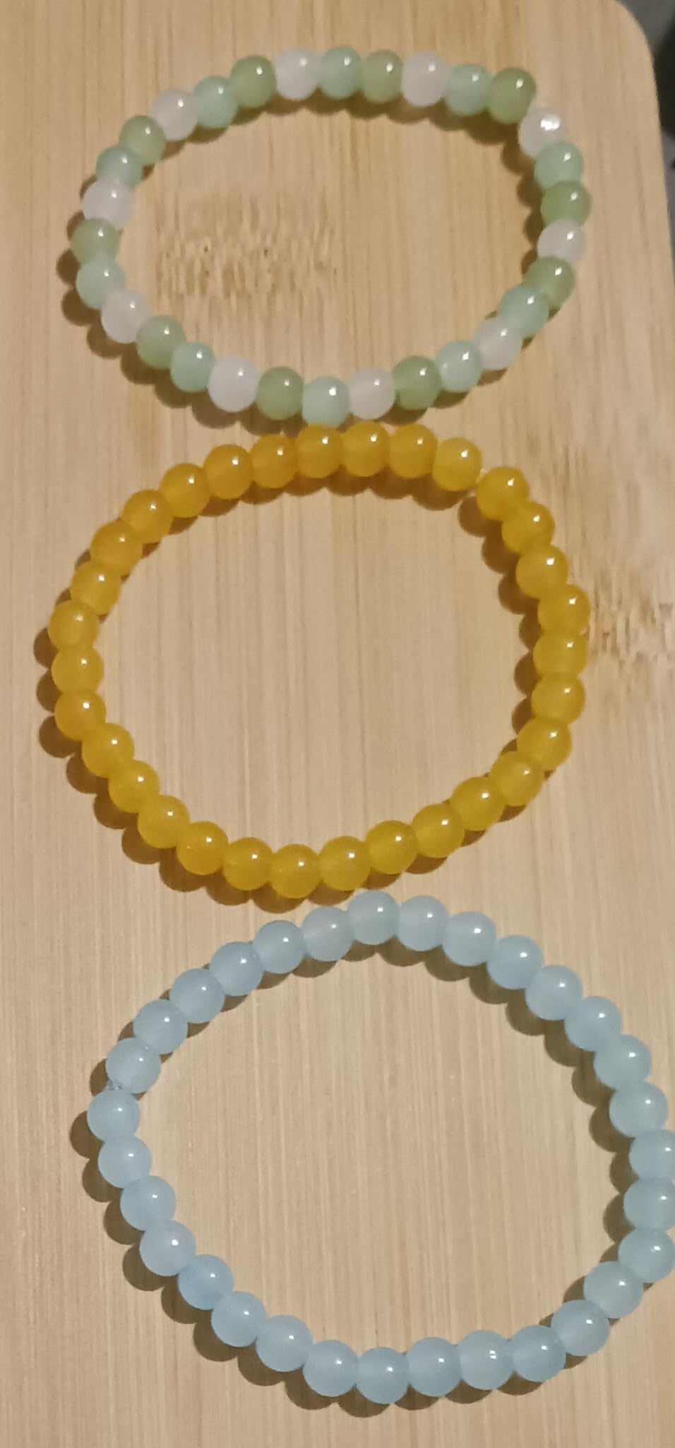 6mm Glass Beads Bracelet Making Kit 1400pcs, 24 Colors Crystal Beads for Jewelry Making Round Beads DIY Crafts with Spacer Beads Charms Accessories customer photo 1