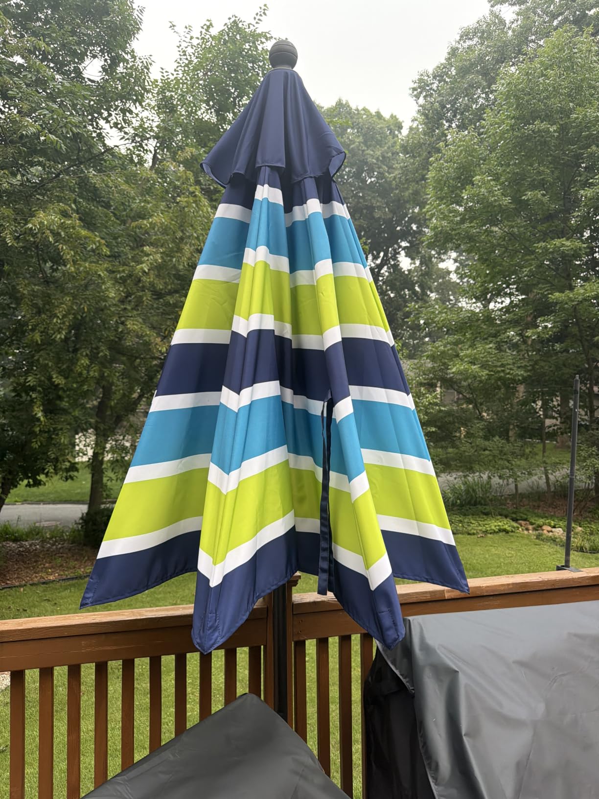 Blissun 9ft Patio Umbrella Replacement Canopy, Market Umbrella Top, Outdoor Table Umbrella Canopy for 8 Ribs, Canopy Only customer photo 2