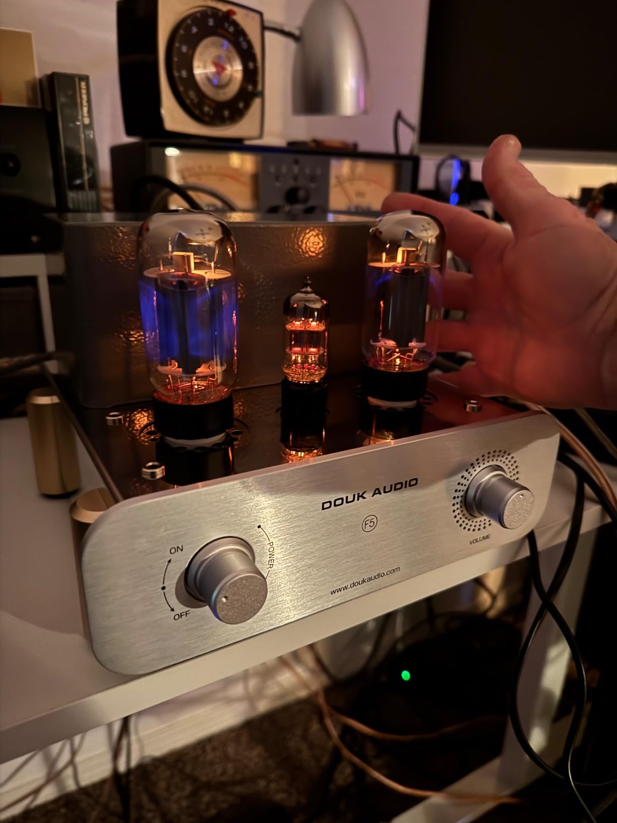 Douk Audio F5 Pure Class A HiFi Vacuum Tube Amplifier - Single-Ended Stereo Amp for Home Audio System with RCA Inputs customer photo 1
