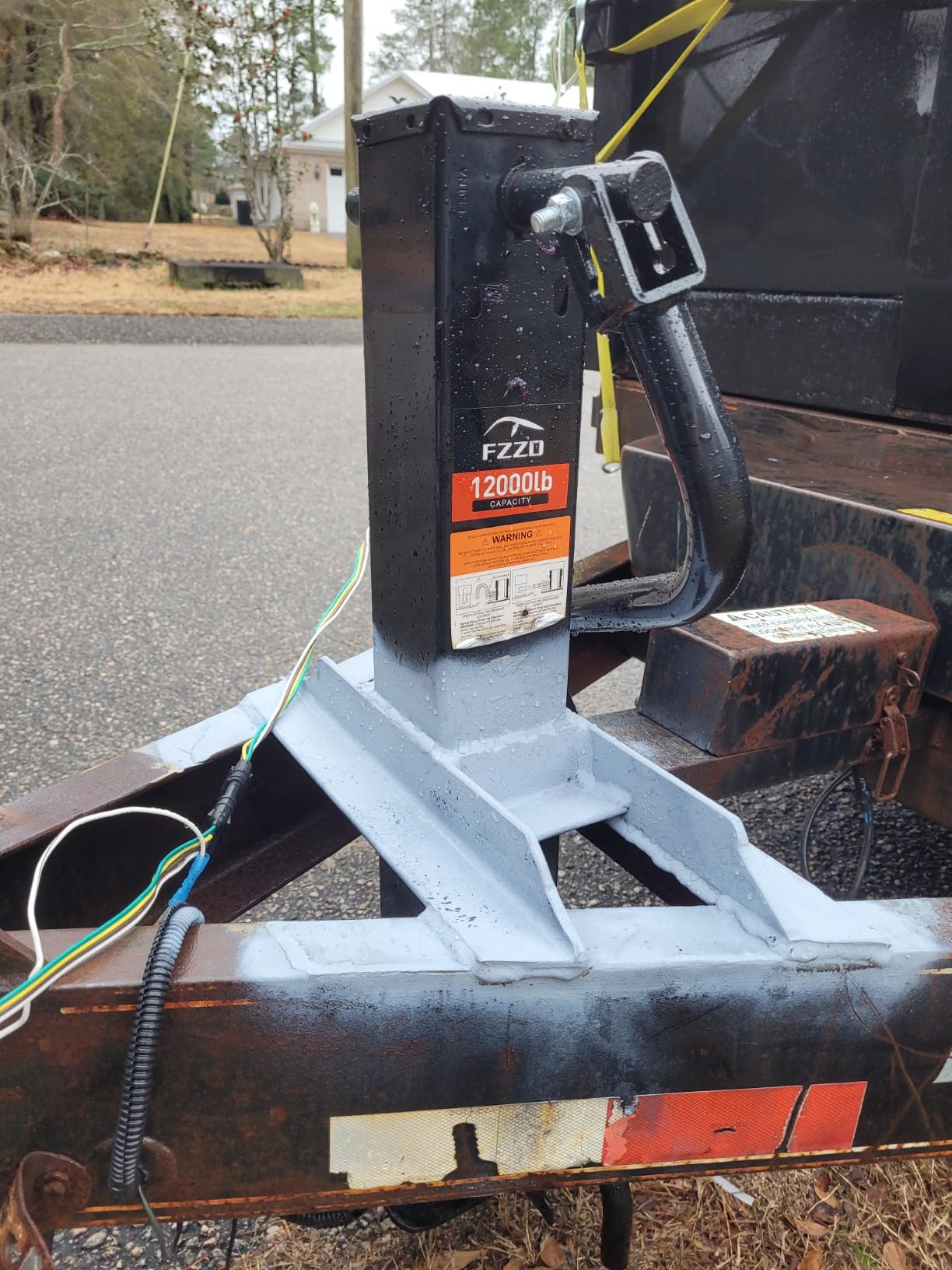 FZZD 12000lbs Heavy Duty Trailer Jack, Square Direct Weld | 26