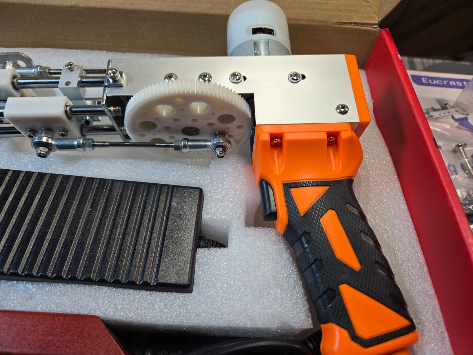 Rug Tufting Gun with Carpet Trimmer Kit, Tufting Gun Starter Kit Professional Tufting Rug Making Machine, 2 in 1 Cut Pile Loop Pile Tufting Gun Kits for Beginners and Amateur customer photo 1