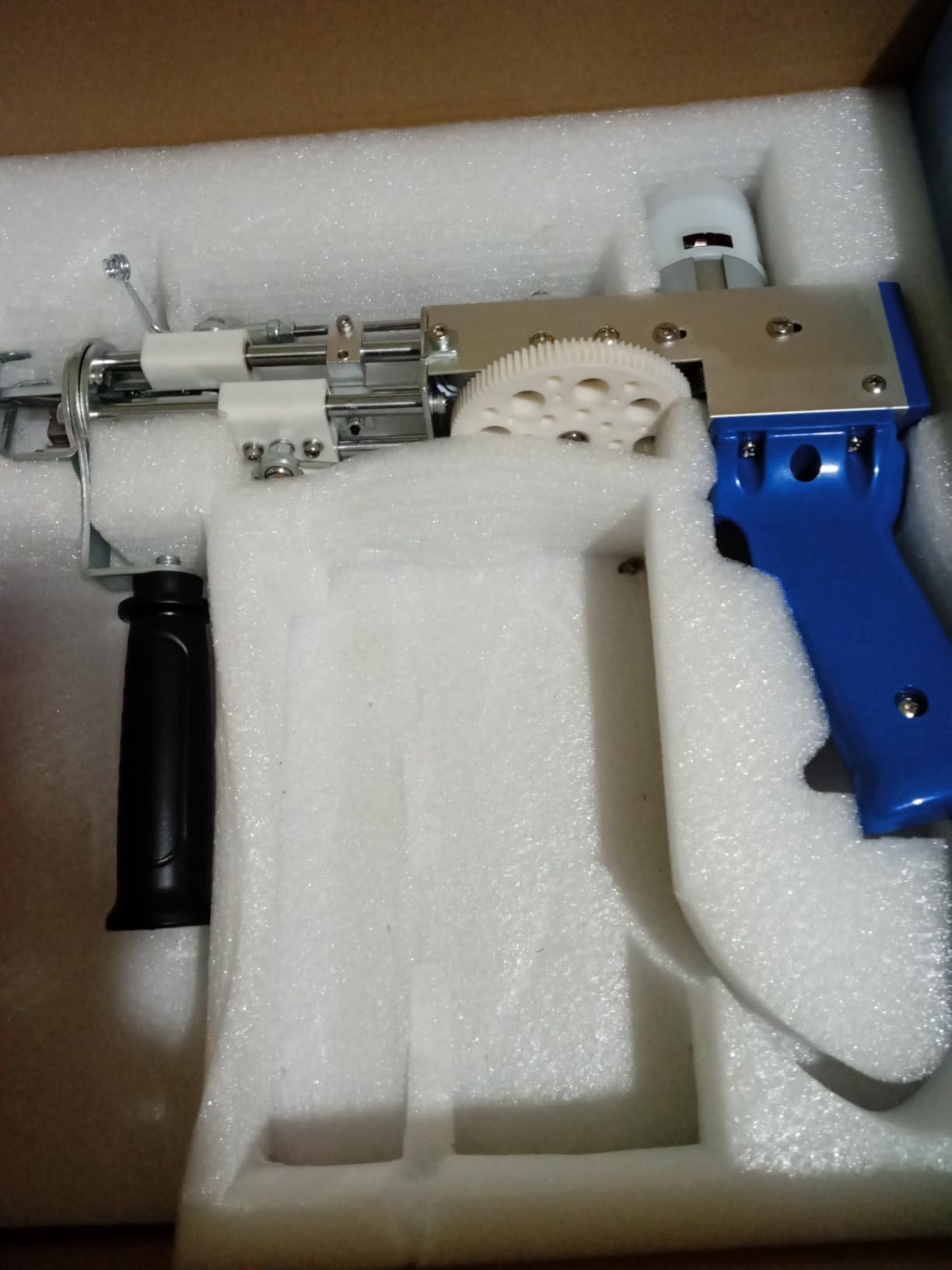 Rug Tufting Gun with Carpet Trimmer Kit, Tufting Gun Starter Kit Professional Tufting Rug Making Machine, 2 in 1 Cut Pile Loop Pile Tufting Gun Kits for Beginners and Amateur customer photo 2