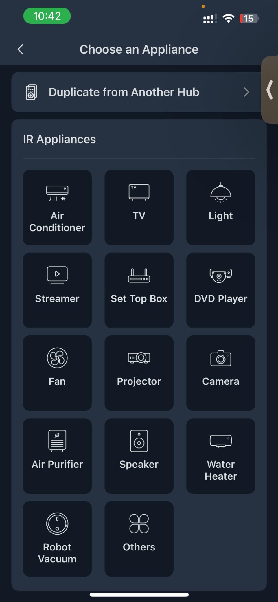 SwitchBot Universal Remote Control with Hub Mini Matter Enabled, Multi-use Smart Remote with Customize App, Control 25 IR/Bluetooth Devices and 10 Scenes, Compatible with TV/AC/SwitchBot BLE Devices customer photo 2