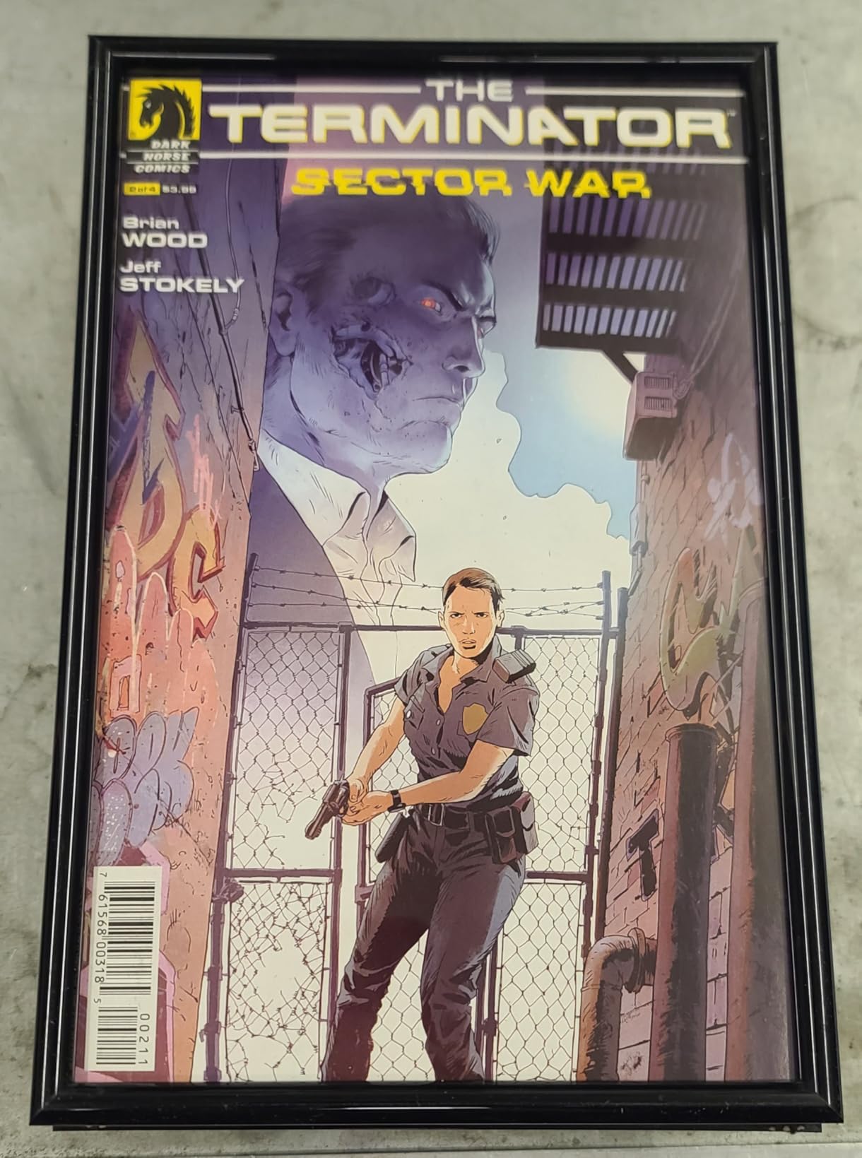8 Pack Comic Book Frame with Black Mat 6 3/4