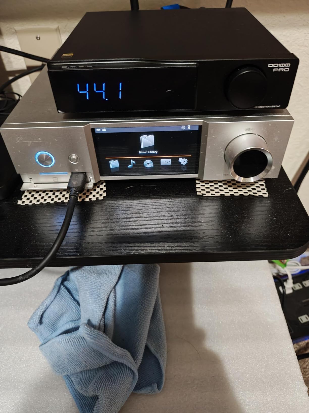 SMSL DO100 PRO HiFi Balanced DAC with 2X ES9039Q2M & XMOS XU316, 768kHz/DSD512 USB Audio MQA Decoder Preamp, Bluetooth 5.1/Opt/Coax/HDMI ARC Input, RCA/XLR Digital-Analog Converter for PS5/Amp customer photo 1
