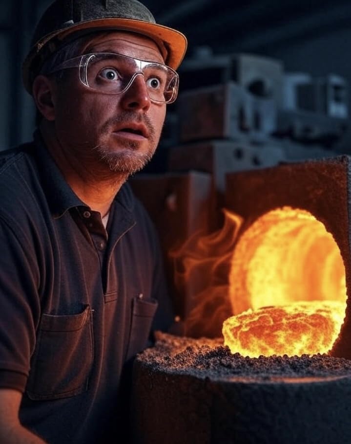VEVOR 6KG Propane Melting Furnace Kit, Large Capacity Foundry Home Kilns, Blacksmithing Forge with Crucible & Tongs Kiln, Stainless Steel, for Metal Scrap Recycle, Gold Copper Silver Casting customer photo 2