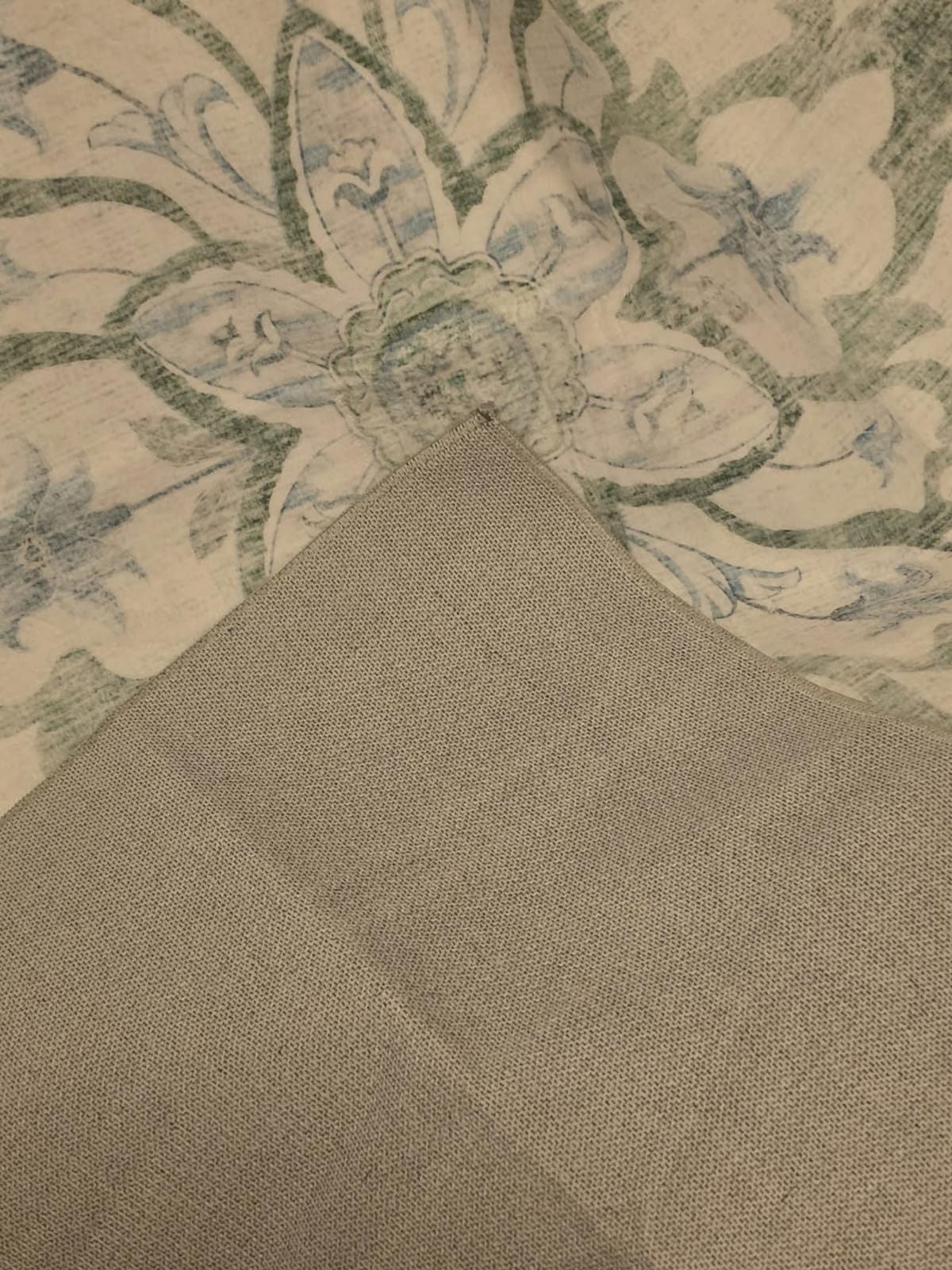RELEANY Washable Area Rug, Runner 2'x6', Brick/Brown/Green | Non-Slip, Water Repellent, Pet Friendly, Easy to Clean, Vintage Floral Boho Decor for Kitchen Entry Bedroom Bedside Laundry customer photo 2