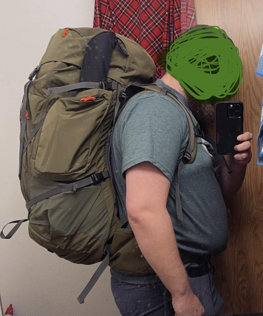 Kelty Coyote 60-105 Liter Internal Frame Backpack - Hiking, Backpacking, Travel, Adjustable Torso (105L / Black) customer photo 1