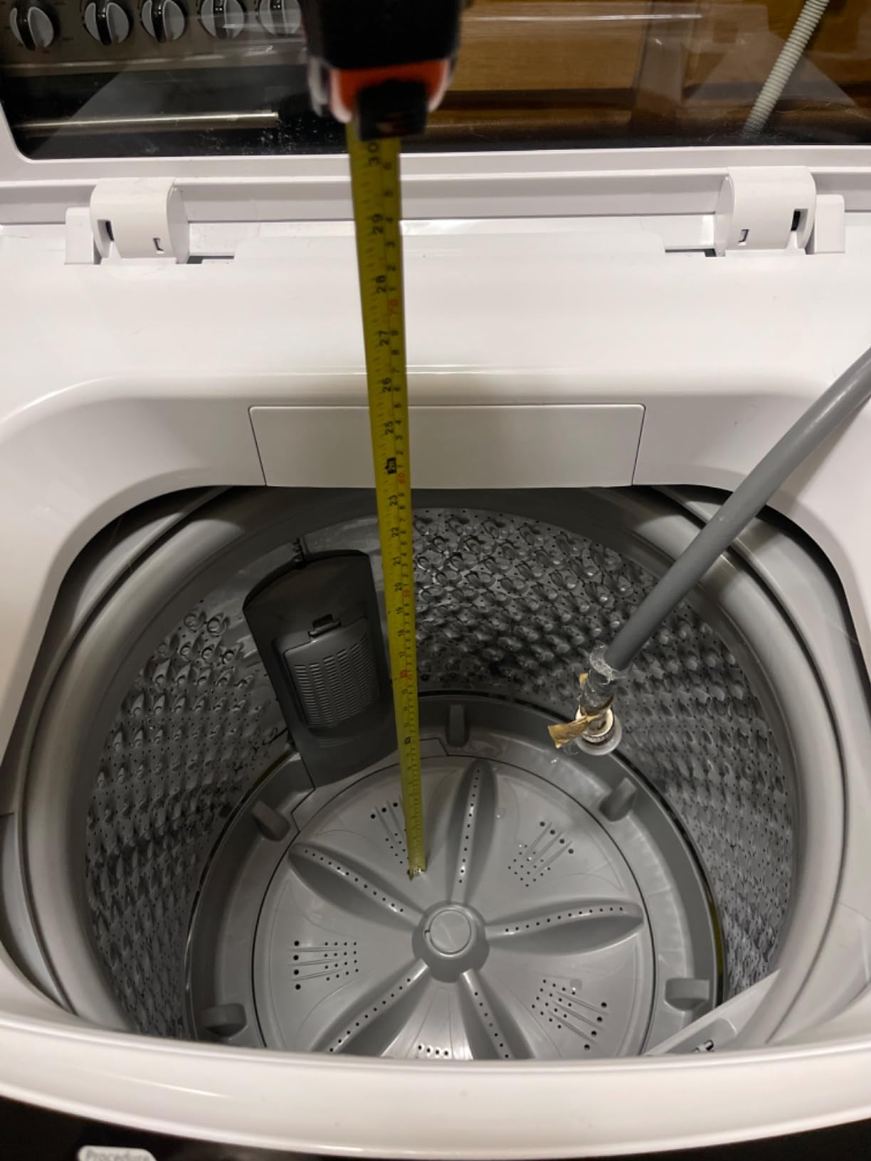 BLACK+DECKER 4.5 Cu. Ft. Front Load Washer, Full Size Washing Machine with 12 Cycles, ENERGY STAR certified Washer Machine, Hot & Cold Inlet Hoses, LED Display, 120V, BFLW45M, White customer photo 2