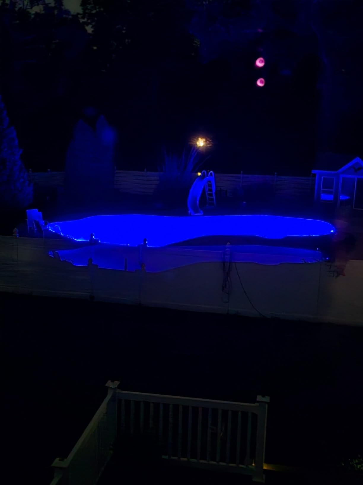 Awanhe Pool Lights for Inground Pool, 60W 10 Inch LED Inground Pool Light with Controller, Remote and APP Control for Wet Niche, Color Changing Underwater Swimming Pool Lights with 50 Foot Cord customer photo 1